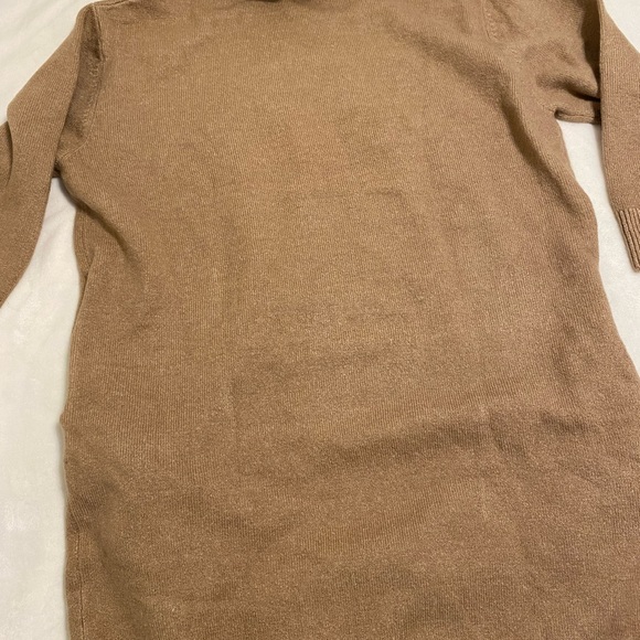 Lost + Wonder Hideaways Cafe Sweater Dress Khaki Tan - Picture 6 of 7